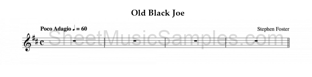 Old Black Joe