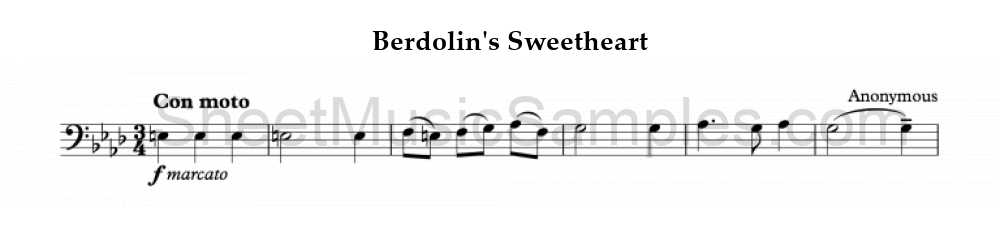 Berdolin's Sweetheart