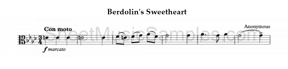 Berdolin's Sweetheart