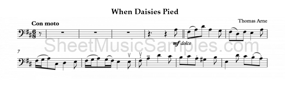 When Daisies Pied