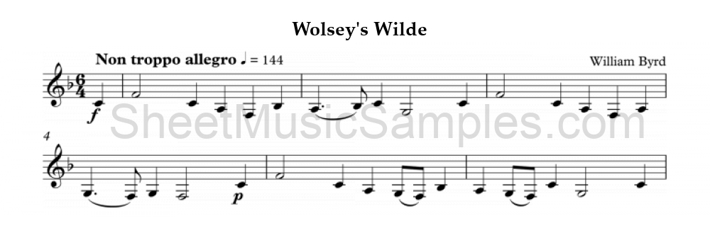 Wolsey's Wilde