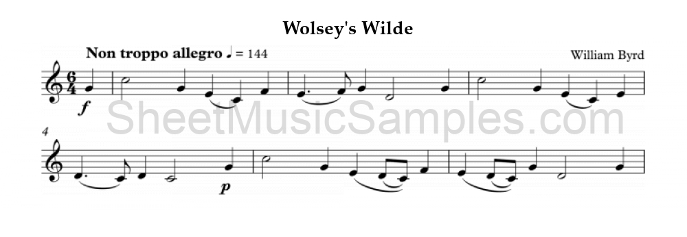 Wolsey's Wilde