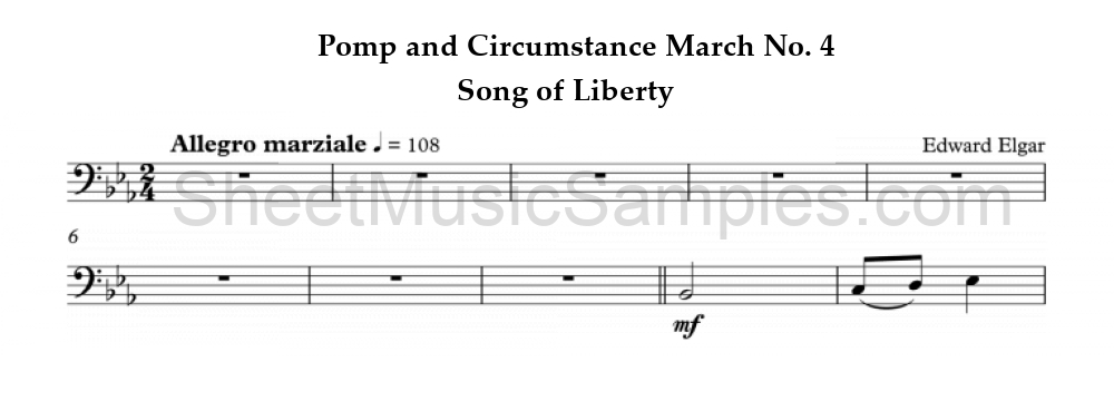 Pomp and Circumstance March No. 4 - Song of Liberty