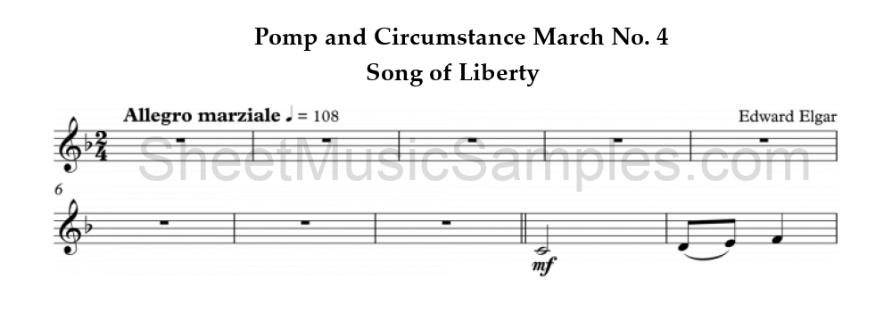 Pomp and Circumstance March No. 4 - Song of Liberty