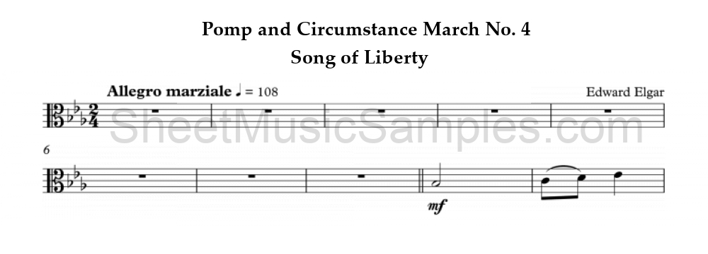 Pomp and Circumstance March No. 4 - Song of Liberty