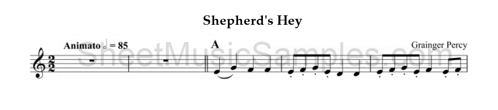 Shepherd's Hey