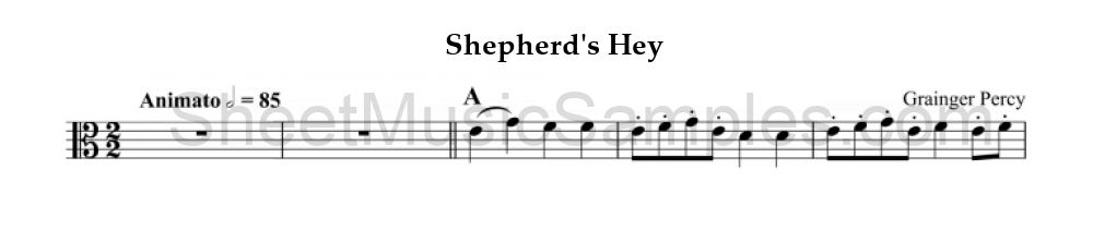 Shepherd's Hey