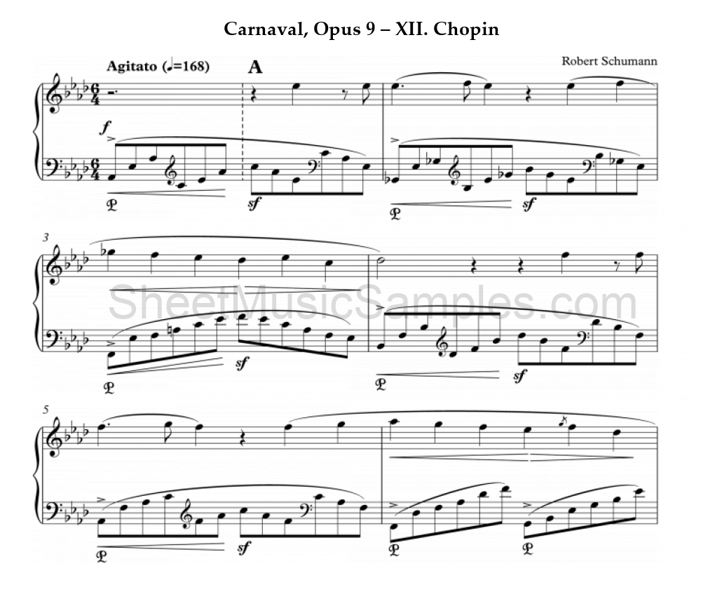 Carnaval, Opus 9 – XII. Chopin