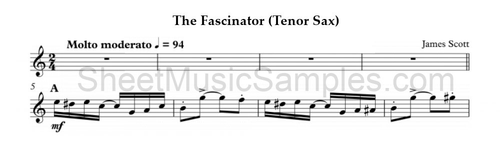 The Fascinator (Tenor Sax)