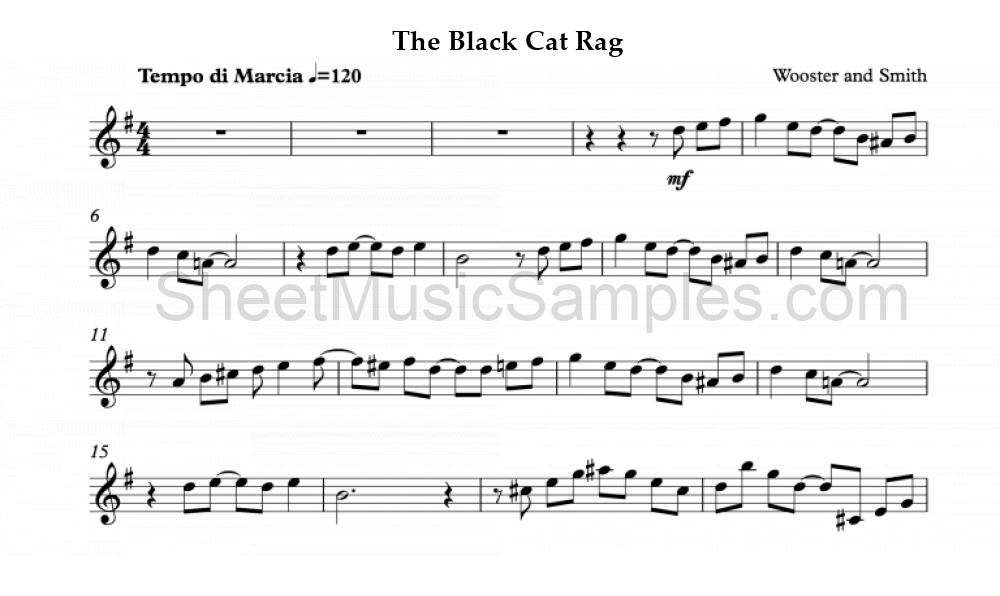 The Black Cat Rag