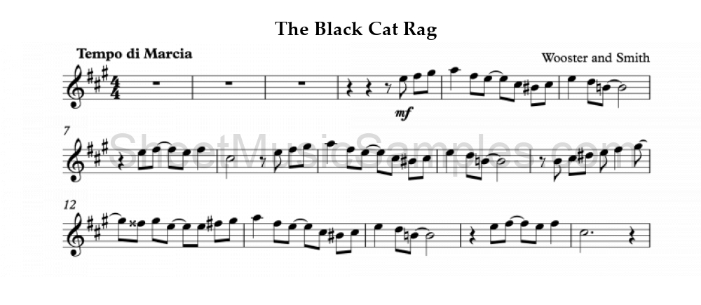 The Black Cat Rag