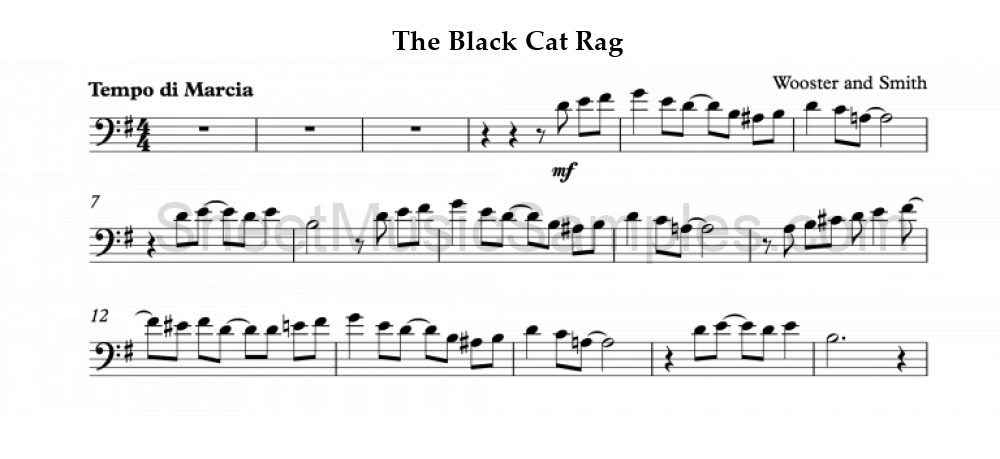 The Black Cat Rag