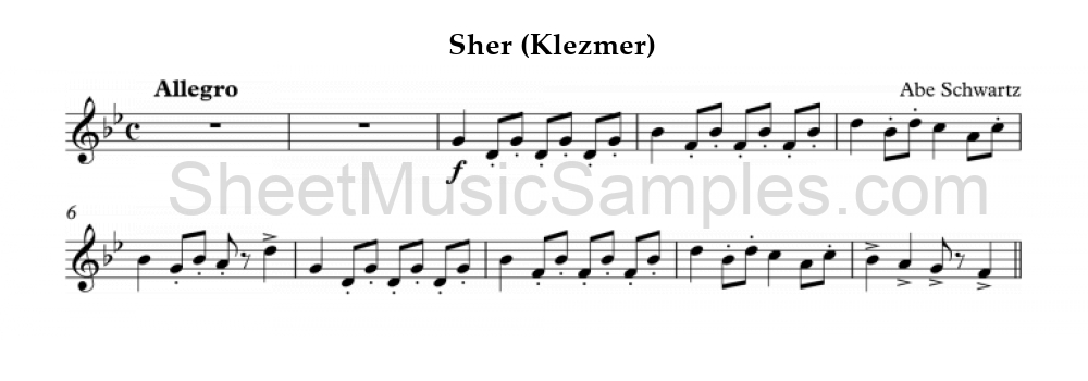 Sher (Klezmer)