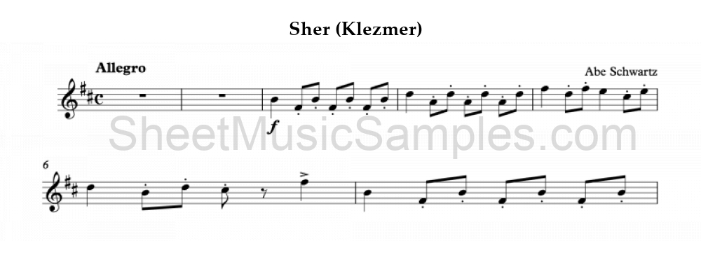 Sher (Klezmer)