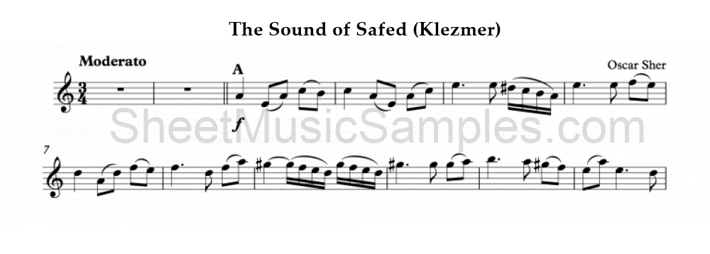 The Sound of Safed (Klezmer)