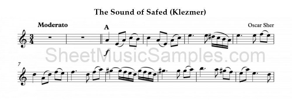 The Sound of Safed (Klezmer)