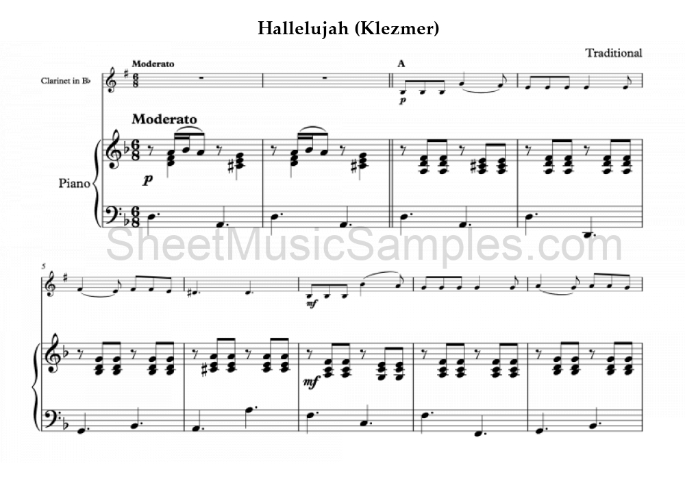 Hallelujah (Klezmer)