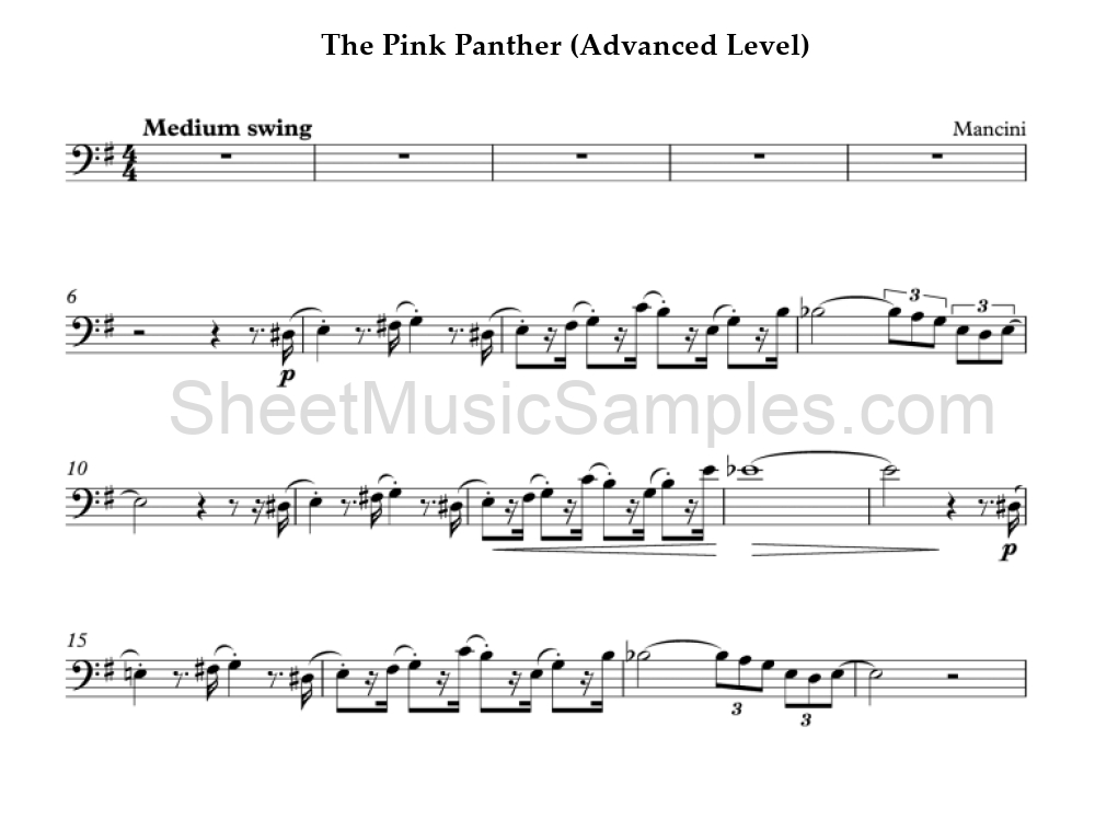 The Pink Panther (Advanced Level)