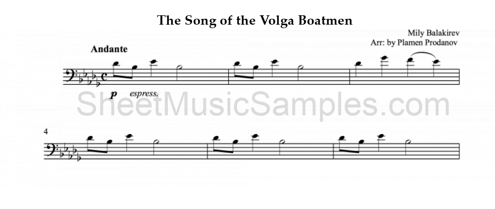 The Song of the Volga Boatmen