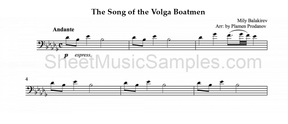 The Song of the Volga Boatmen