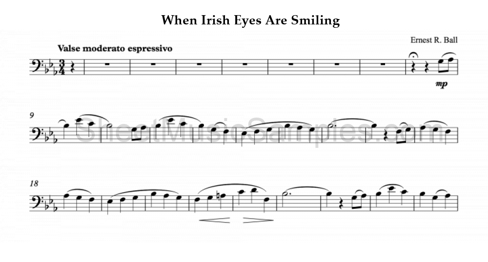 When Irish Eyes Are Smiling