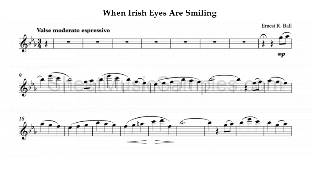 When Irish Eyes Are Smiling