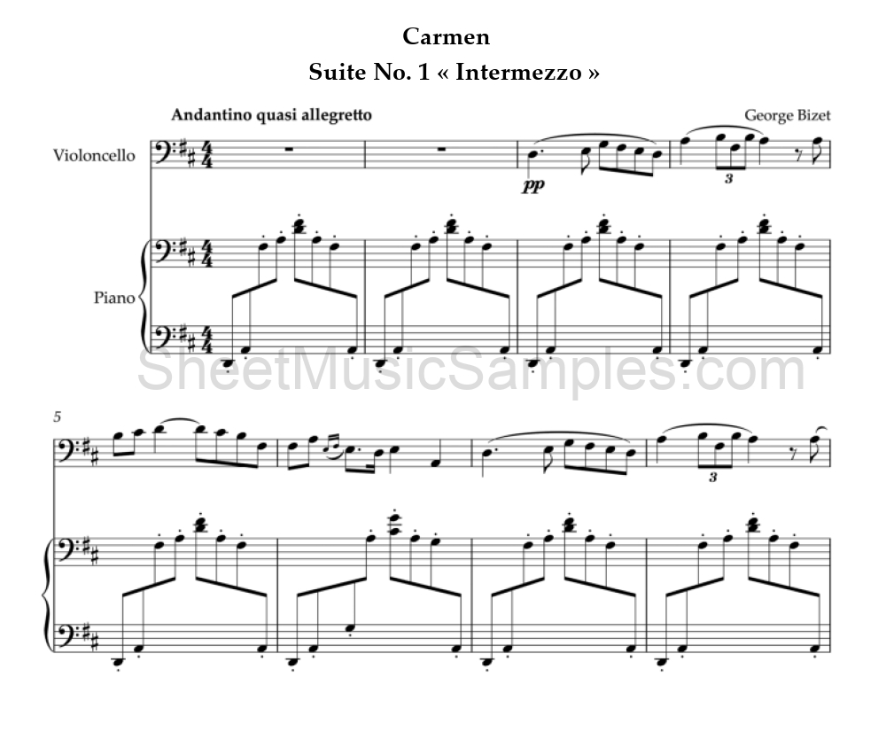 Carmen - Suite No. 1 « Intermezzo »