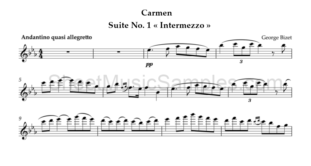 Carmen - Suite No. 1 « Intermezzo »