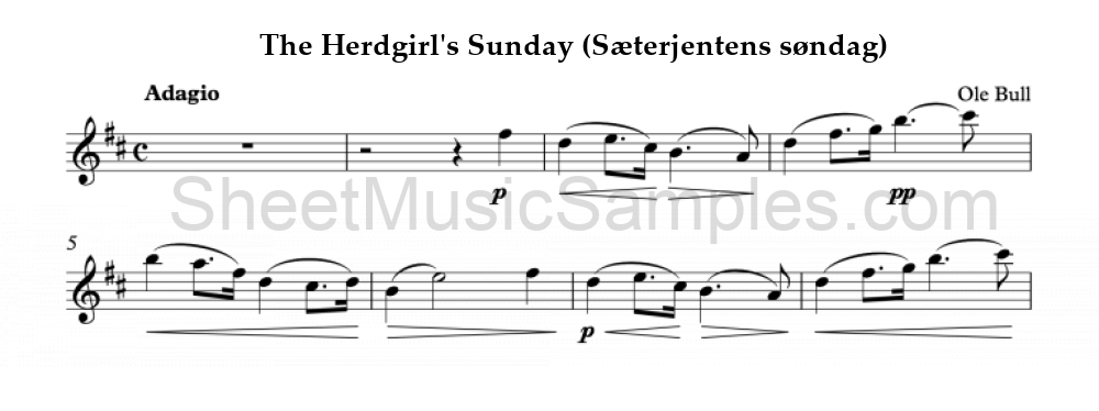 The Herdgirl's Sunday (Sæterjentens søndag)