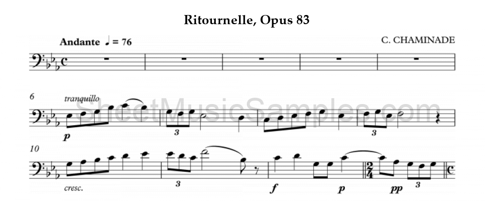 Ritournelle, Opus 83