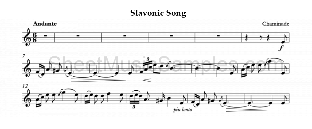 Slavonic Song