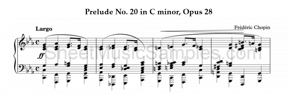 Prelude No. 20 in C minor, Opus 28