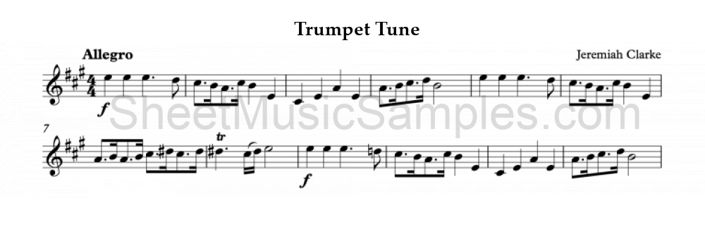 Trumpet Tune