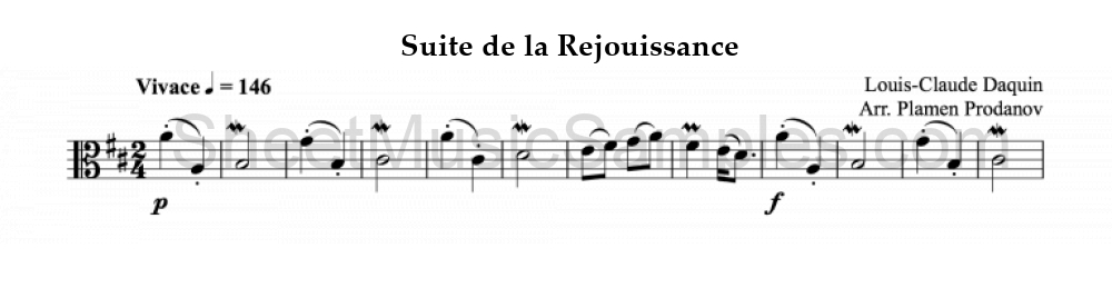 Suite de la Rejouissance