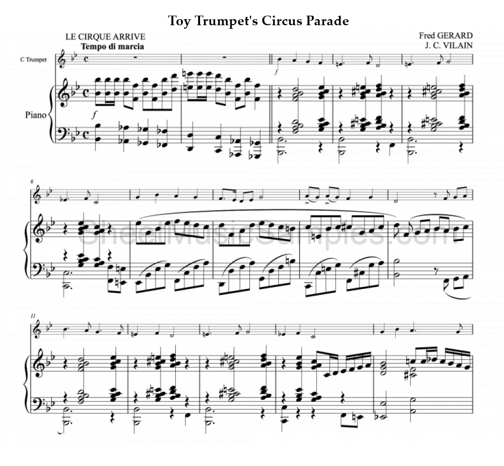 Toy Trumpet's Circus Parade