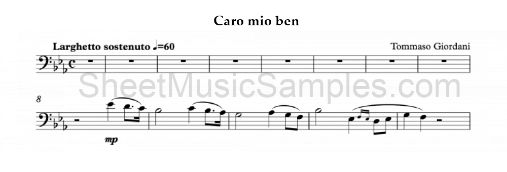 Caro mio ben