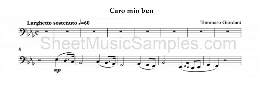 Caro mio ben