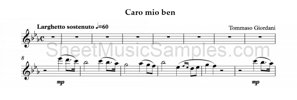 Caro mio ben