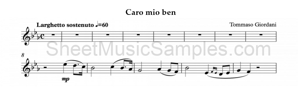 Caro mio ben