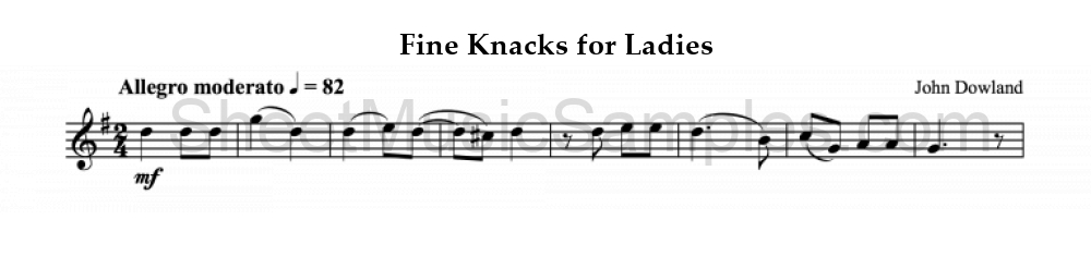 Fine Knacks for Ladies