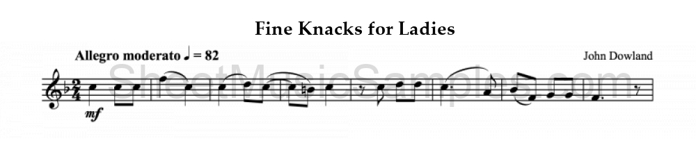 Fine Knacks for Ladies