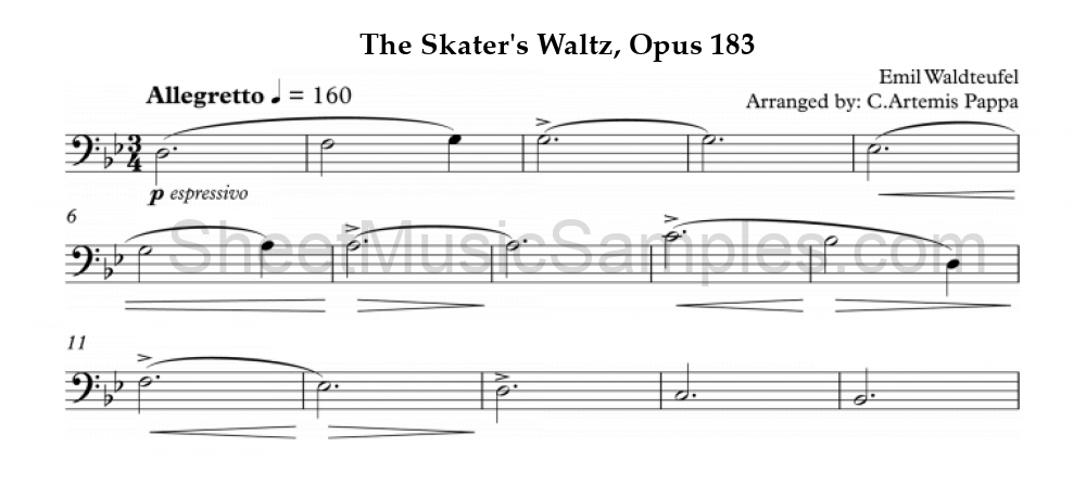 The Skater's Waltz, Opus 183