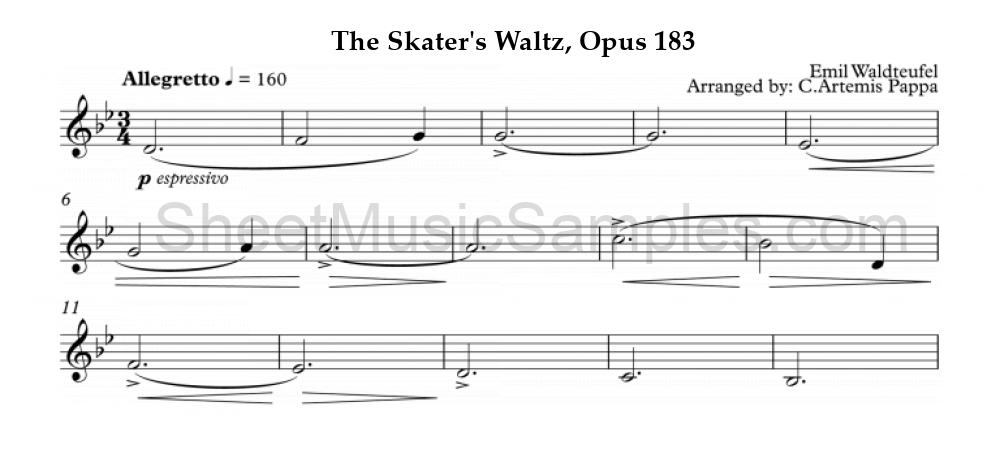 The Skater's Waltz, Opus 183