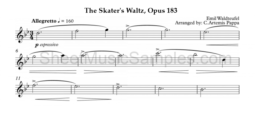 The Skater's Waltz, Opus 183