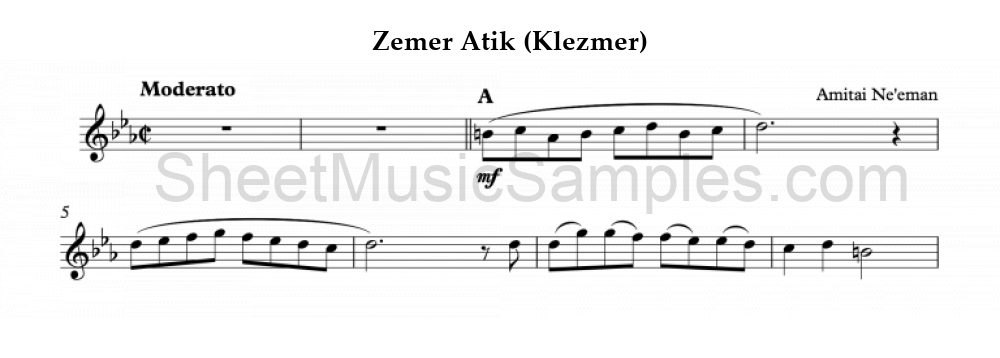 Zemer Atik (Klezmer)