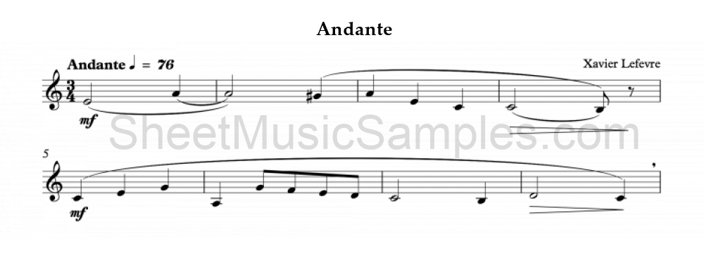 Andante