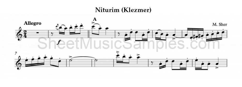 Niturim (Klezmer)