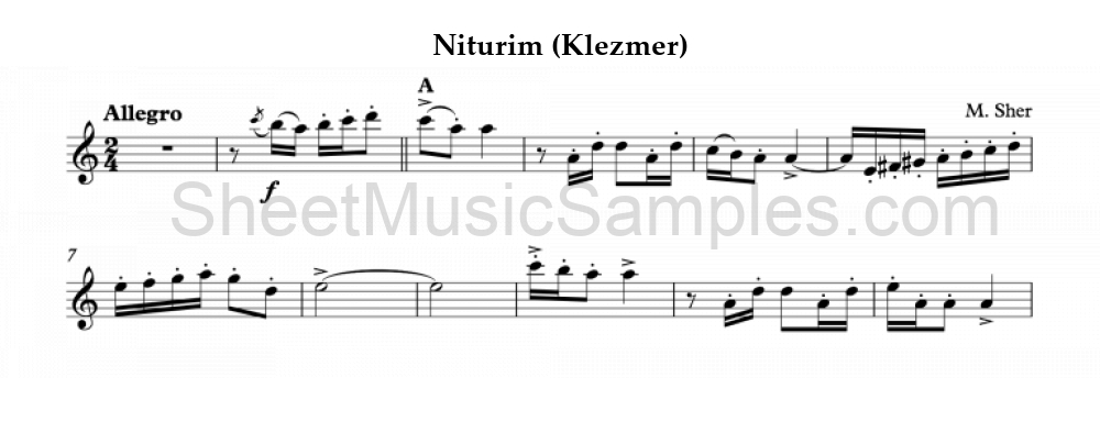 Niturim (Klezmer)