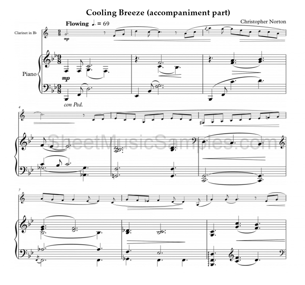 Cooling Breeze (accompaniment part)