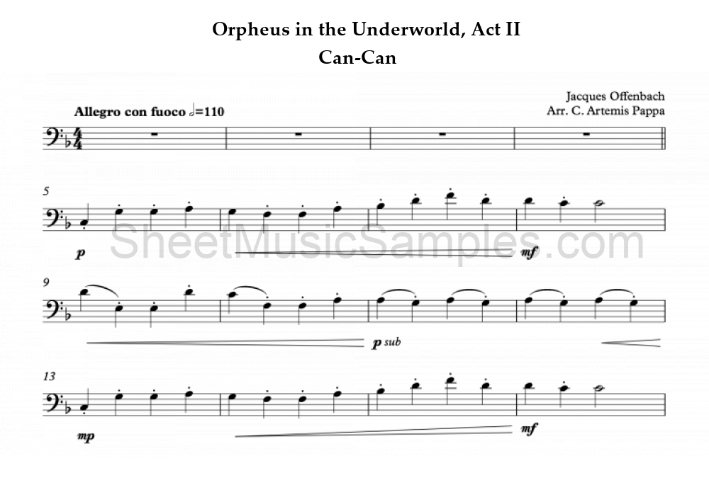 Orpheus in the Underworld, Act II - Can-Can